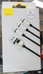 Baseus One-for-Three Data Cable USB to M+L+C - Image 3