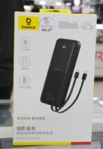 Baseus 10000mAh 22.5W Power Bank with Attached Cable Type-C & Lightning - Image 3