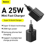Baseus USB C Charger 25W Support Type C PD Fast Charging