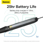 Baseus Bowie P1 Neckband Earphone Bluetooth 5.2 - Image 8