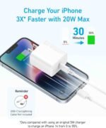Anker 20W USB C Fast Wall Charger with Type C to C Cable - Image 5