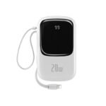 Baseus Qpow Digital Display QC Power Bank 20000mAh 20W with Lightning Cable