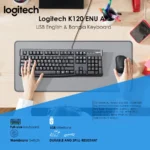 Logitech K120 Black USB Keyboard with Bangla